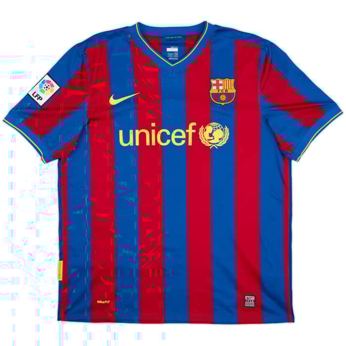 2009-10 Barcelona Home Shirt Ibrahimovic #9 - 8/10 - (L)