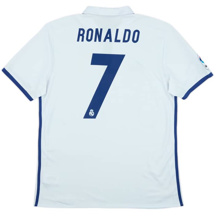 2016-17 Real Madrid Home Shirt Ronaldo #7 - 5/10 - (L)