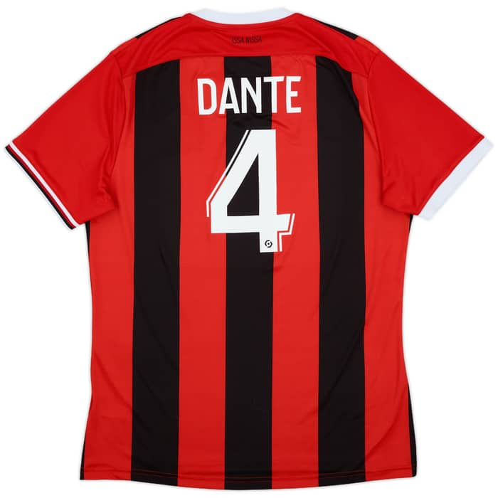 2023-24 Nice Home Shirt Dante #4 - 9/10 - (L)