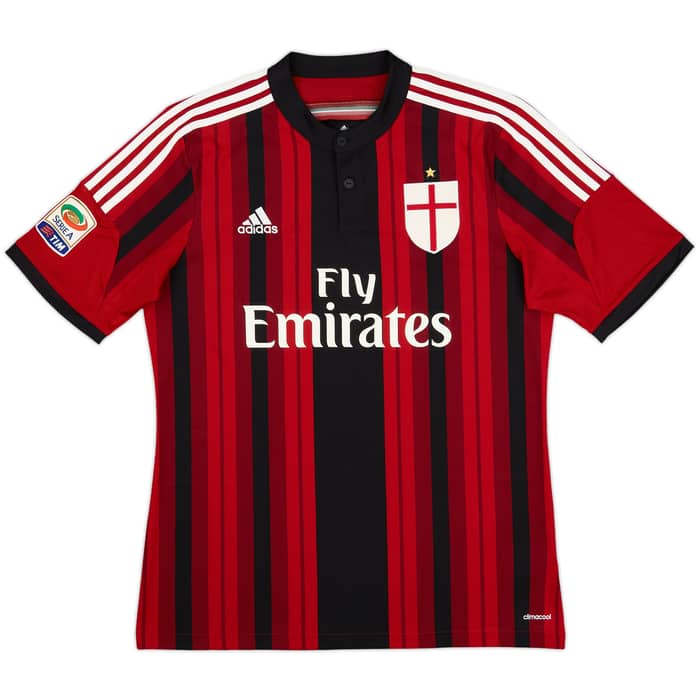 2014-15 AC Milan Home Shirt - 10/10 - (L)