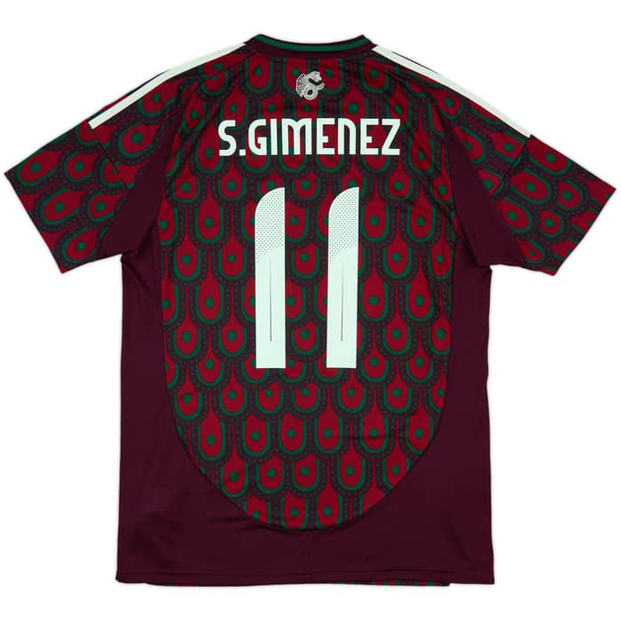 2024-25 Mexico Home Shirt S.Gimenez #11 - 10/10 - (L)