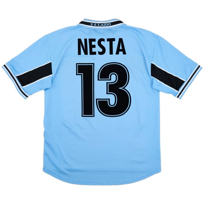 1998-00 Lazio Home Shirt Nesta #13 - 8/10 - (M)