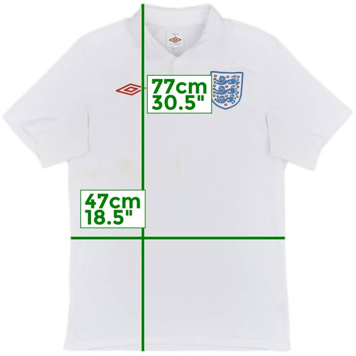 2009-10 England Home Shirt - 5/10 - (S)