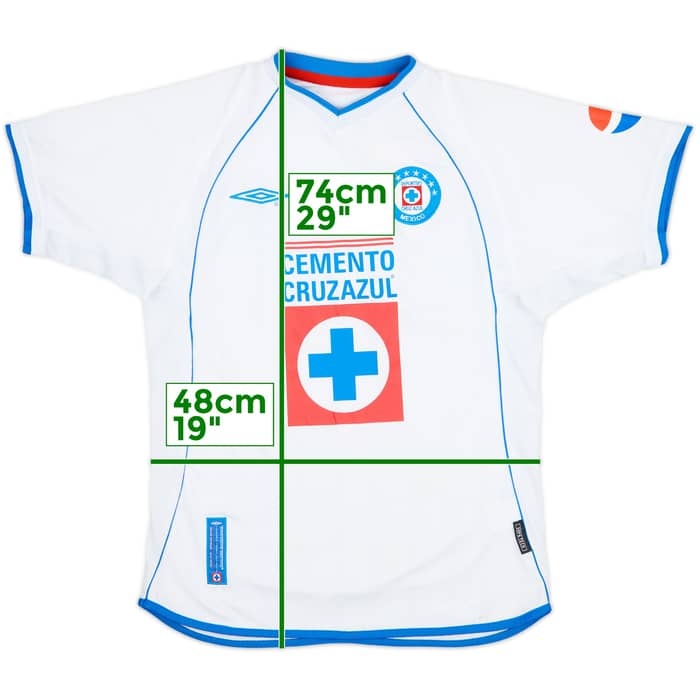 2002-03 Cruz Azul Away Shirt - 6/10 - (M)