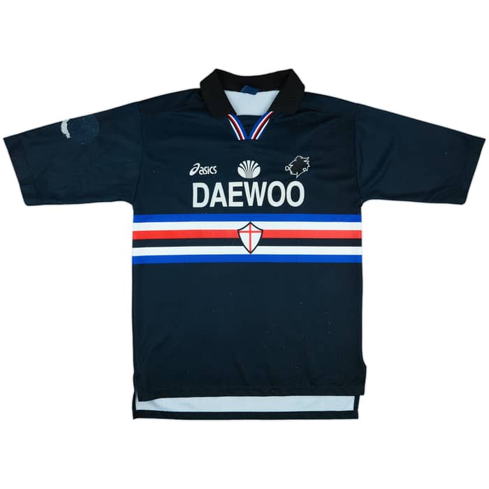1997-98 Sampdoria Match Issue Third Shirt Boghossian #14
