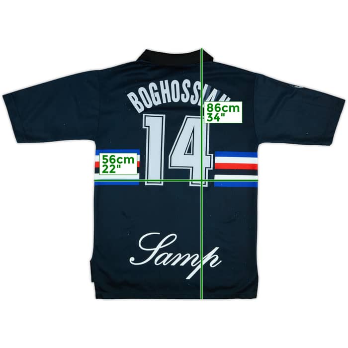 1997-98 Sampdoria Match Issue Third Shirt Boghossian #14