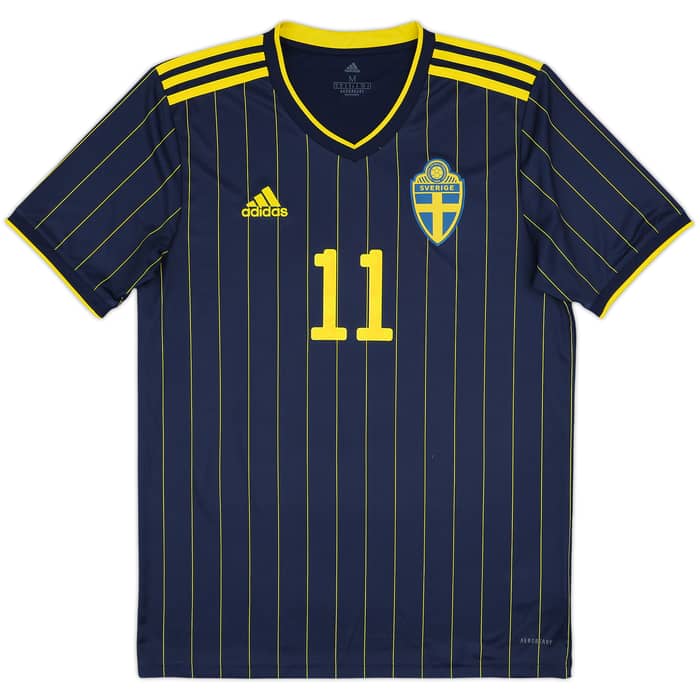 2020-22 Sweden Away Shirt Ibrahimovic #11 - 10/10 - (M)