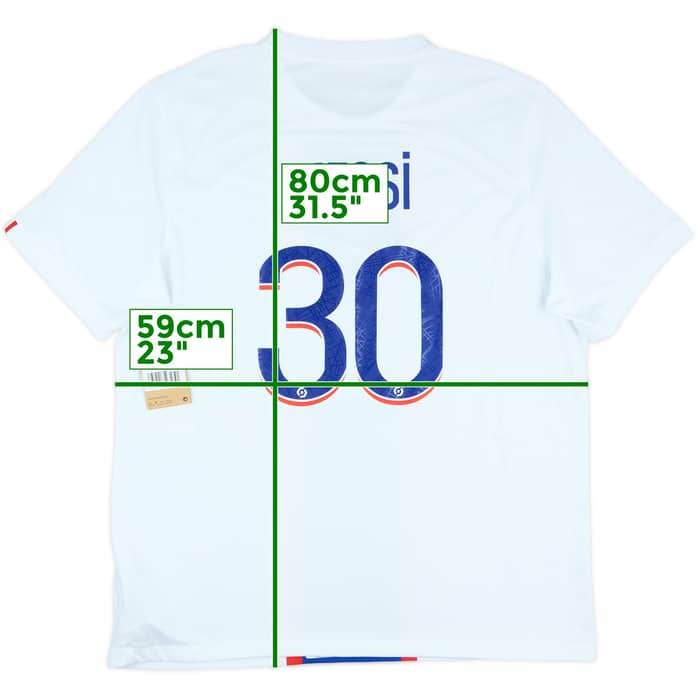 2022-23 Paris Saint-Germain Third Shirt Messi #30 (XL)