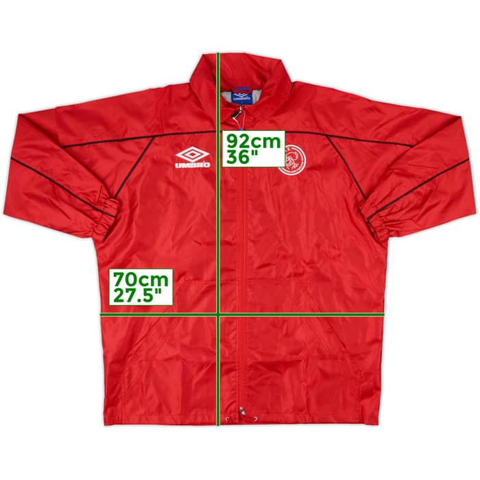 1998-99 Ajax Umbro Rain Jacket (L)