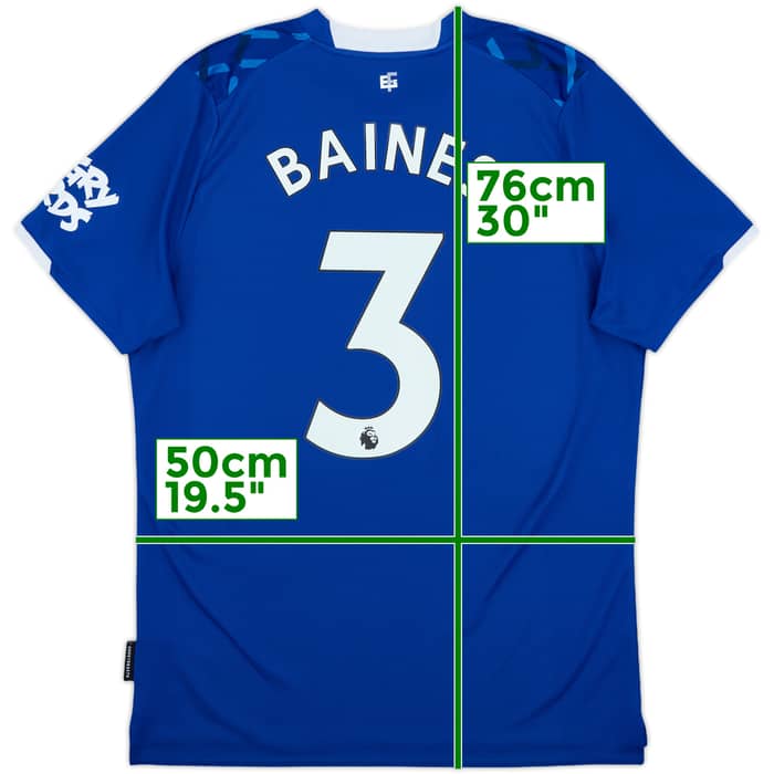 2019-20 Everton Home Shirt Baines #3 - 10/10 - (L)