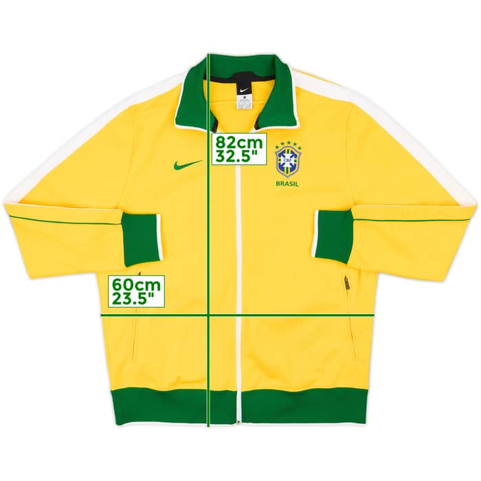 2010-11 Brazil Nike Track Jacket - 8/10 - (XL)
