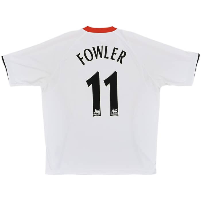 2005-06 Liverpool Away Shirt Fowler #11 - 8/10 - (XL)