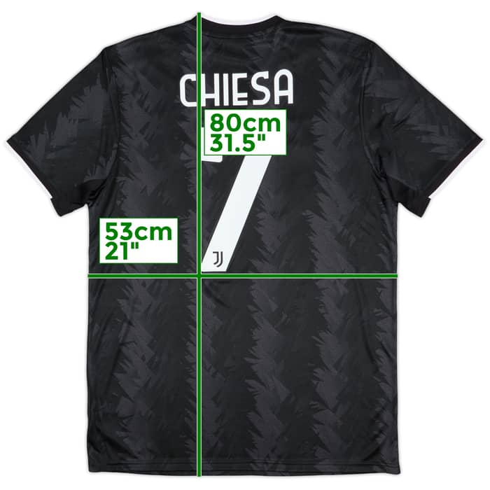 2022-23 Juventus Away Shirt Chiesa #7 - 10/10 - (L)