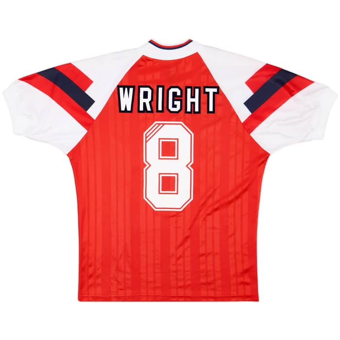 1992-94 Arsenal Home Shirt Wright #8 - 6/10 - (M)