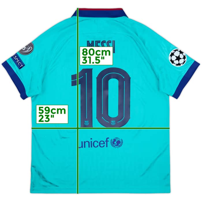 2019-20 Barcelona Third CL Shirt Messi #10 - 10/10 - (XL)