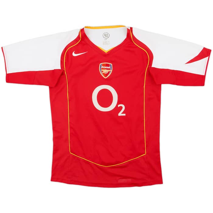 2004-05 Arsenal Home Shirt - 8/10 - (XL.Boys)