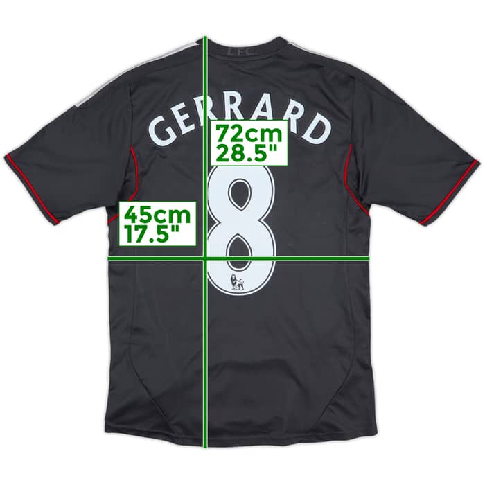 2011-12 Liverpool Away Shirt Gerrard #8 - 7/10 - (S)