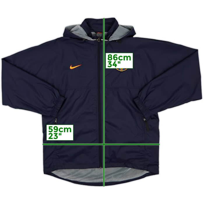 2000-01 Barcelona Nike Hooded Rain Jacket - 10/10 - (M)