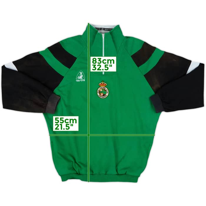 1997-98 Racing Santander Austral 1/4 Zip Drill Top - 6/10 - (L)