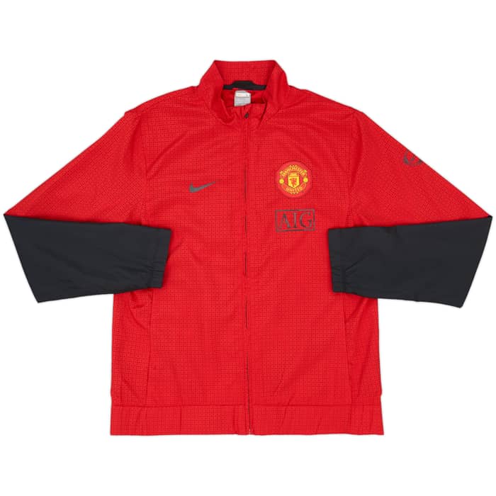 2009-10 Manchester United Nike Track Jacket - 8/10 - (L)