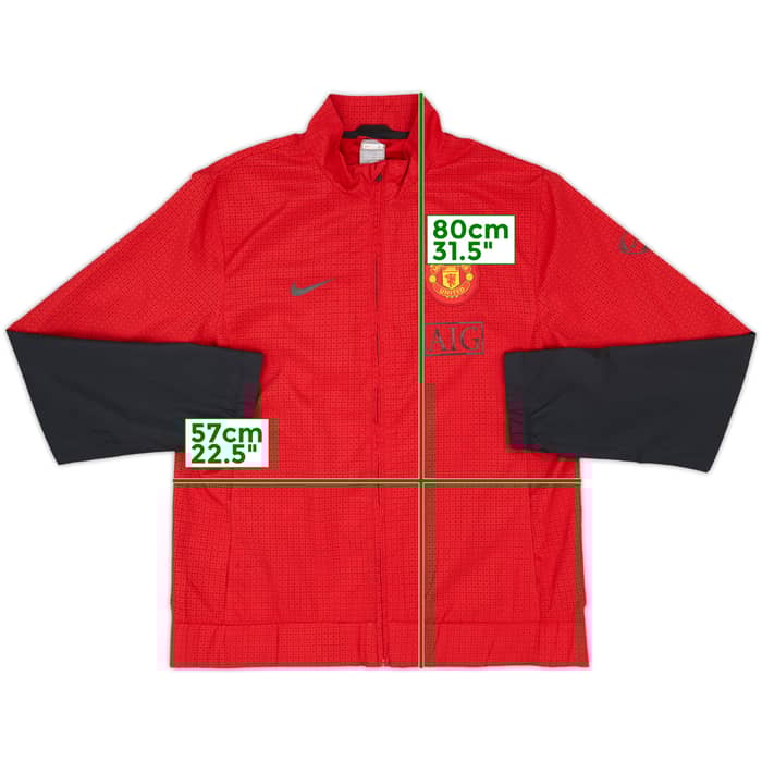 2009-10 Manchester United Nike Track Jacket - 8/10 - (L)