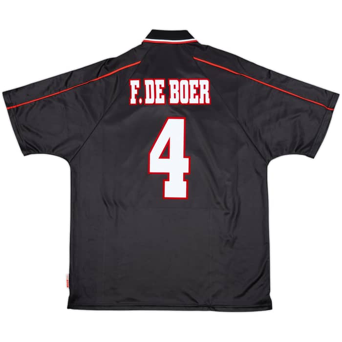 1998-99 Ajax Away Shirt F.De Boer #4 - 8/10 - (XL)