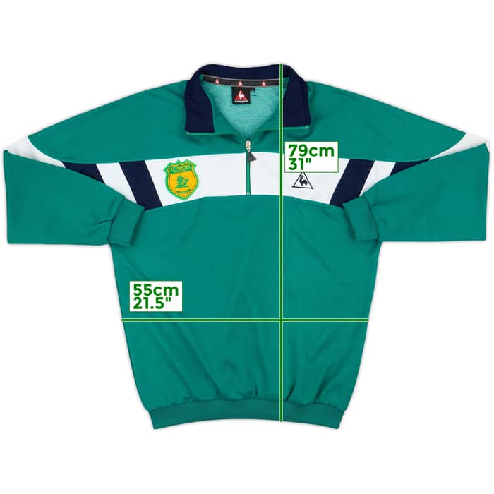 2004-05 Nantes Le Coq Sportif 1/4 Zip Training Top - 8/10 - (M)