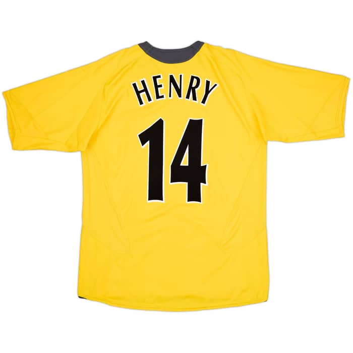 2005-06 Arsenal Away Shirt Henry #14 - 8/10 - (L)
