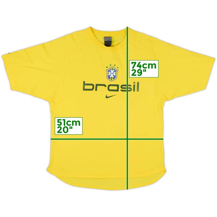 2004-06 Brazil Nike Cotton Tee - 6/10 - (S)