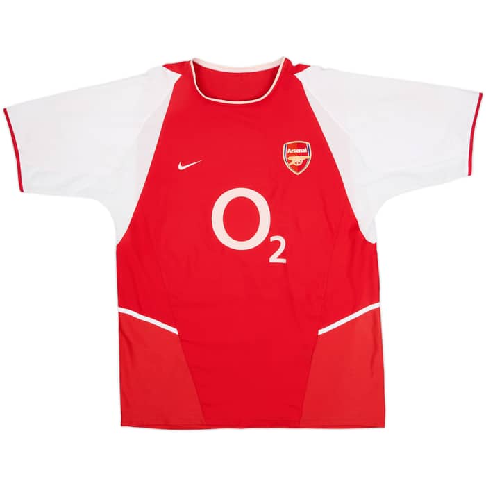 2002-04 Arsenal Home Shirt Bergkamp #10 - 8/10 - (XL)