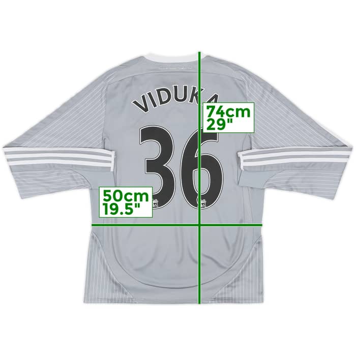 2008-09 Newcastle Third L/S Shirt Viduka #36 - 7/10 - (S)