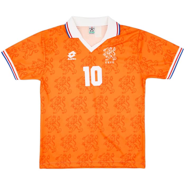 1994 Netherlands Home Shirt Bergkamp #10 - 8/10 - (M)