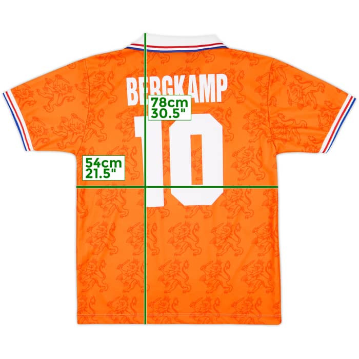 1994 Netherlands Home Shirt Bergkamp #10 - 8/10 - (M)