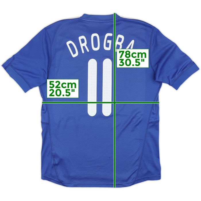 2009-10 Chelsea Home Shirt Drogba #11 - 6/10 - (M)