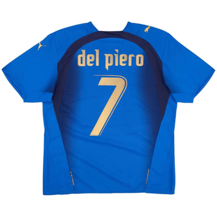 2006 Italy Home Shirt Del Piero #7 - 6/10 - (L)