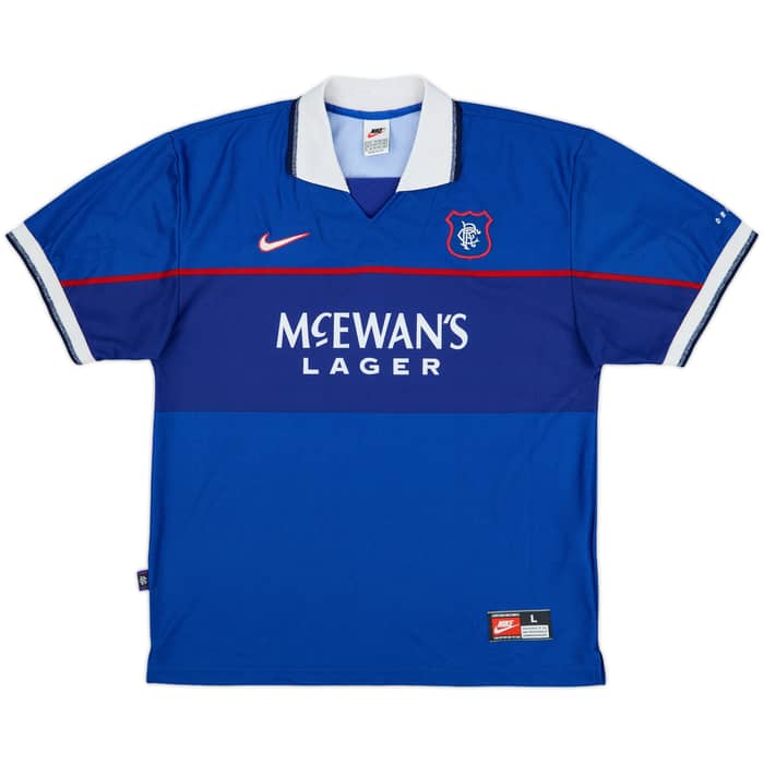 1997-99 Rangers Home Shirt Negri #9 - 9/10 - (L)