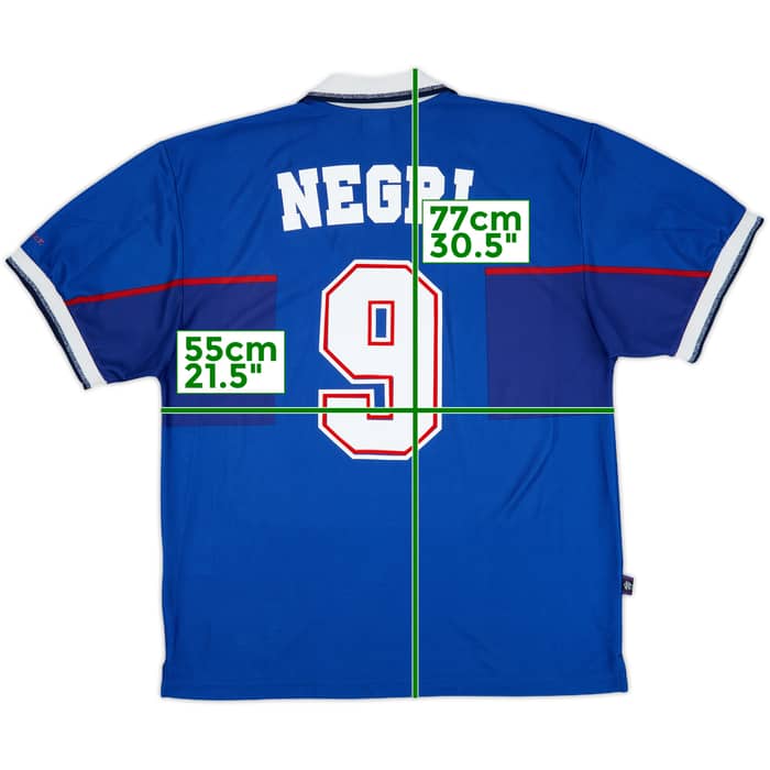 1997-99 Rangers Home Shirt Negri #9 - 9/10 - (L)