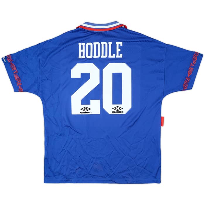 1994-95 Chelsea Home Shirt Hoddle #20 - 9/10 - (L)