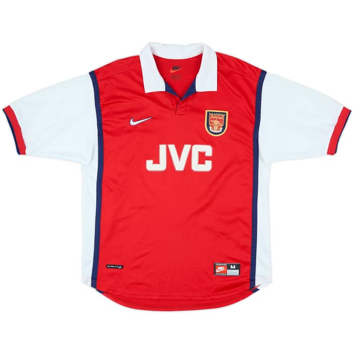 1998-99 Arsenal Home Shirt Bergkamp #10 - 9/10 - (M)