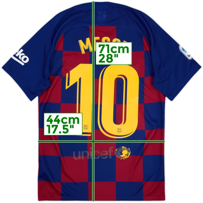 2019-20 Barcelona Home Shirt Messi #10 - 5/10 - (S)