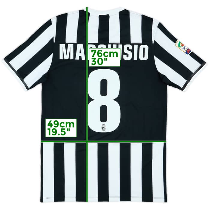 2013-14 Juventus Home Shirt Marchisio #8 - 8/10 - (M)