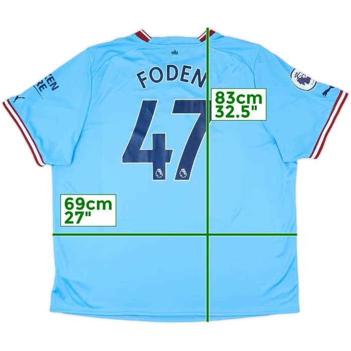 2022-23 Manchester City Home Shirt Foden #47 (3XL)