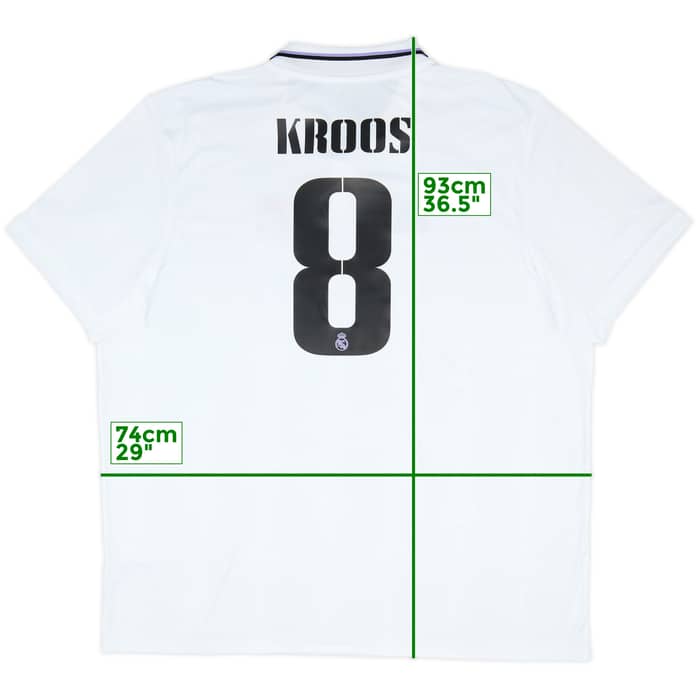 2022-23 Real Madrid Home Shirt Kroos #8 (3XL)