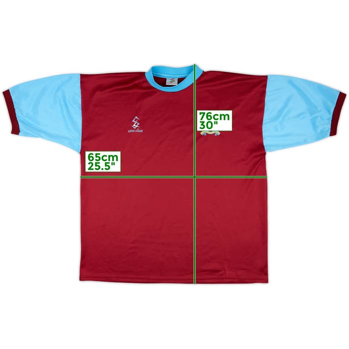 2000-01 Burnley Home Shirt - 9/10 - (XL)