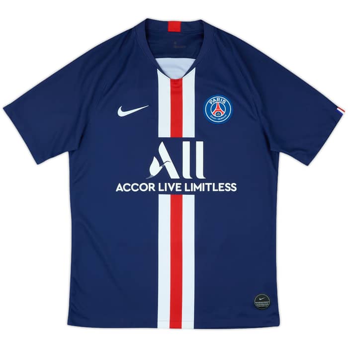 2019-20 Paris Saint-Germain Home Shirt Mbappe #7 - 6/10 - (M)