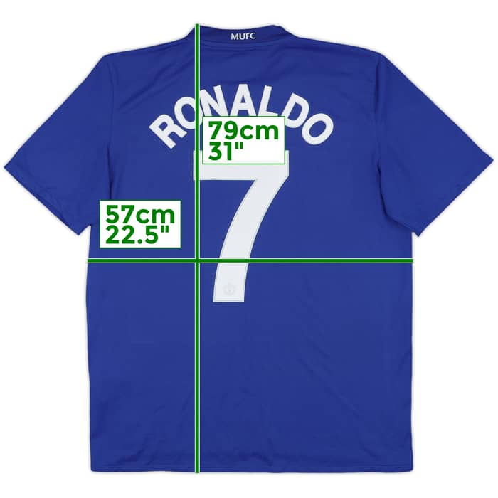 2008-09 Manchester United Third Shirt Ronaldo #7 - 8/10 - (L)