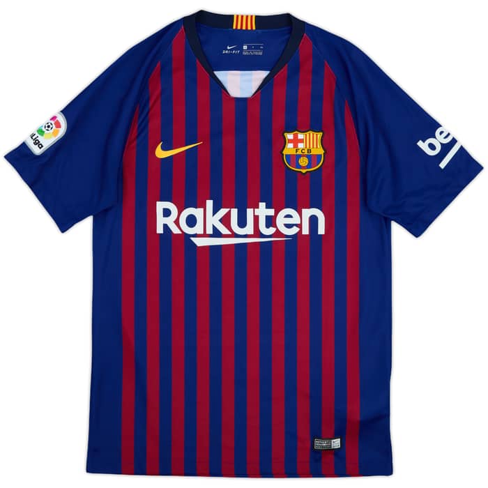 2018-19 Barcelona Home Shirt Messi #10 - 10/10 - (S)