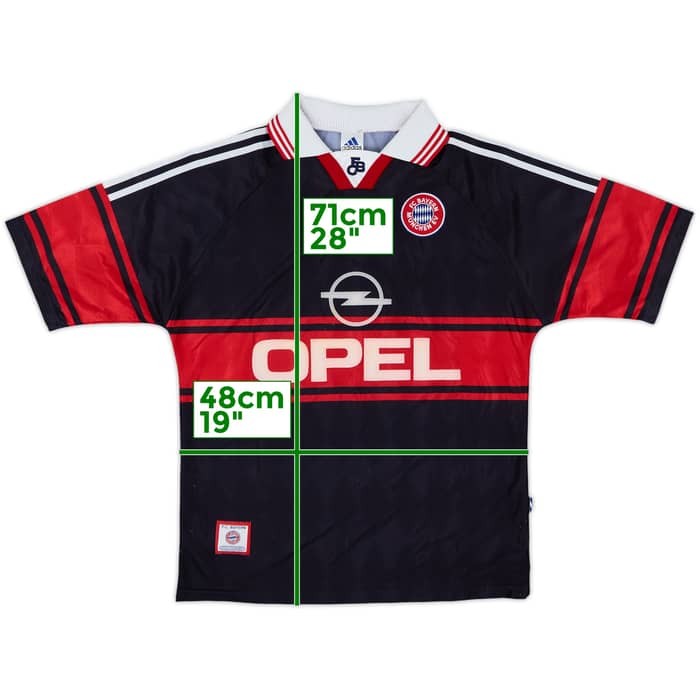 1997-99 Bayern Munich Home Shirt - 8/10 - (XL.Boys)