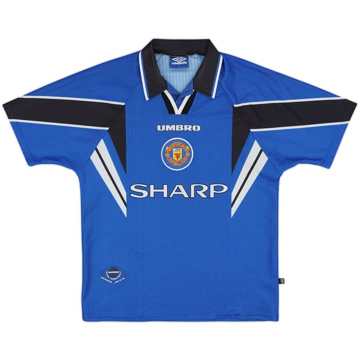 1996-98 Manchester United Third Shirt Cantona #7 - 7/10 - (L)