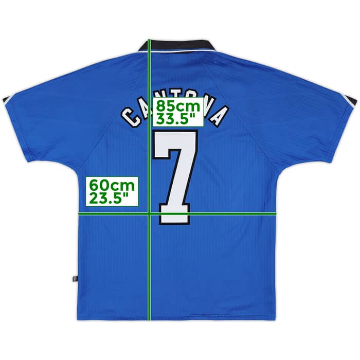 1996-98 Manchester United Third Shirt Cantona #7 - 7/10 - (L)